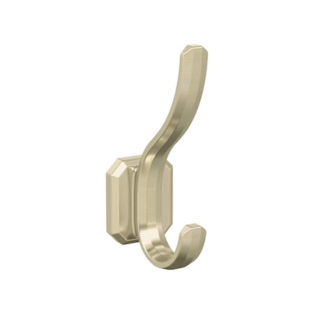 Amerock Granlyn Transitional Double Prong Golden Champagne Wall Hook HBX36693BBZ